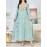 Middle Eastern Arabic Collar Dress Dubai Export Women's Loose Abaya Long Robe Gown