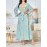Middle Eastern Arabic Collar Dress Dubai Export Women's Loose Abaya Long Robe Gown