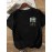 MALIBU VIBE Women's Casual Short Sleeve T-Shirt - Tropical Palm Tree & California Graphic Print, Black with White Lettering, Round Neck, Comfort Fit, Machine Washable, All-Season Wear, Relaxed Fit Top | Classic Round Neck | Durable Print Shirt