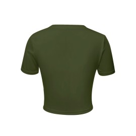 Women's  Y2K Cropped T-Shirt with 