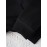 Women's Black Casual Hooded Sweatshirt with 