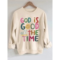 [Soft Christian Sweatshirt] Soft Women's Beige Christian Sweatshirt | Inspirational 