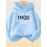 RUEPEI A Women's Lavender 100% Polyester Machine-Washable Sweatshirt - 