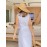 Elegant Sleeveless Blouse & High-Waisted Skirt Set - Chic Open Collar, Button Detail, Flowy Design for Women - Perfect for Spring/Summer, Office or Casual Outings, Office Attire|Sleek Formal Attire|Polyester Fabric