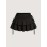 [Casual Off-Shoulder Top] Off-Shoulder Trumpet Sleeve Women's Casual Top with Ruffle Hem Skirt Set